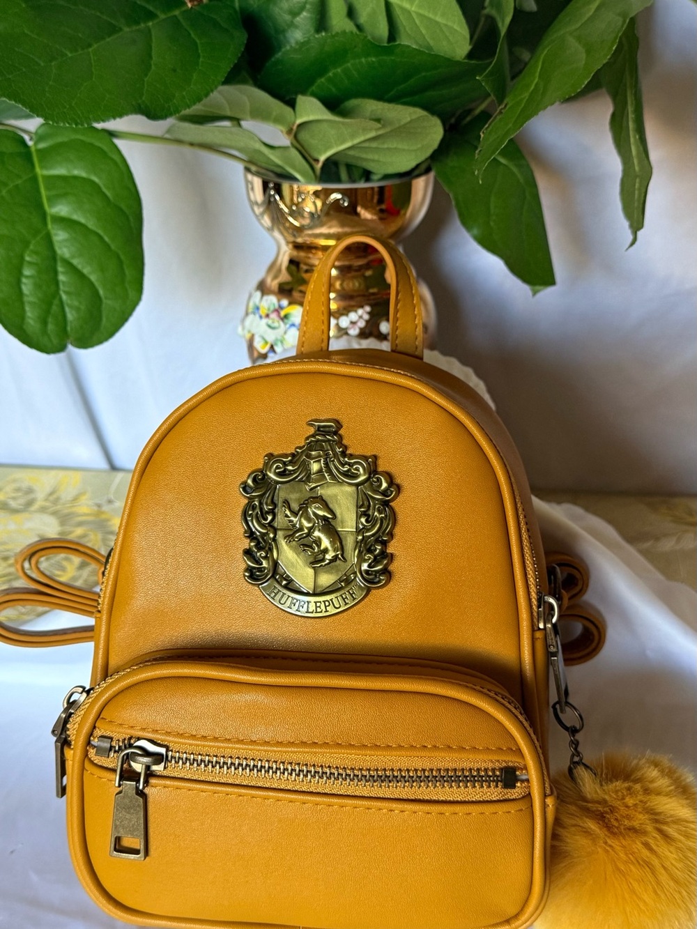 Hufflepuff Crest Mini Backpack - Picture 4 of 4